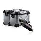SW-Motech TRAX ADV Alukoffer-System + Akrapovic Silbern 45/45l  passt für BMW R 1300 GS(23-)