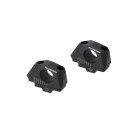 SW-Motech Lenkerverlegung variabel für Ø32 Lenker H=30 mm Verlegung 5/10/15/20/25/30 mm Schwarz