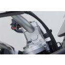 SW-Motech Lenkererhöhung H=30 mm Silbern passt für BMW F 850 GS/Adv, F 900 GS