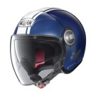 Nolan Jethelm N21 VISOR 06 DOLCE VIT097 Blau Weiss ECE 22.06