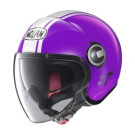 Nolan Jethelm N21 VISOR 06 DOLCE VIT121 Violett Weiss ECE 22.06