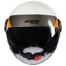 Nolan Jethelm N21 VISOR 06 ONIRICO 346 Gr: 2XS-XL Weiss Schwarz Orange