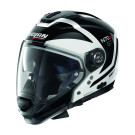 NOLAN Crossover Helm N70-2GT Glaring N-Com Metal White 49 Gr:2XS-3XL