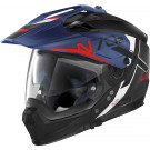 NOLAN Crossover Helm N70-2X N-COM BUNGEE, Blue Flat Black 38 Gr: 2XS-3XL