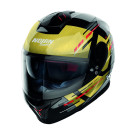 Nolan Integralhelm N80-8 METEOR N-COM 69 Schwarz Metallic Gelb Gr:2XS-3XL Schwarz Metallic Gelb ECE 22.06