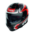 Nolan Integralhelm N80-8 RUMBLE N-COM 59 Schwarz Metallic Rot Weiss Gr:2XS-3XL Schwarz Metallic Rot Weiss ECE 22.06
