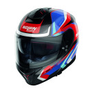 Nolan Integralhelm N80-8 RUMBLE N-COM 62 Schwarz Metallic Blau Rot Gr:2XS-3XL Schwarz Metallic Blau Rot ECE 22.06