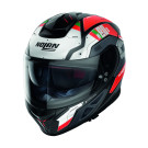Nolan Integralhelm N80-8 Starscream N-Com Flat Black 35 Gr:2XS-3XL Matt Schwarz Rot ECE 22.06