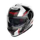 Nolan Integralhelm N80-8 WANTED N-COM 074 Schwarz Weiss Rot ECE 22.06