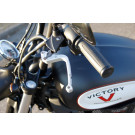 LSL Kupplungshebel L42X, Victory silber/rot (Stück)