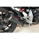 TAKKONI Edelstahl Komplettanlage, schwarz, Honda CB 125 R, 18- (Stück)