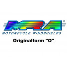 MRA-Verkleidungsscheibe, KAWASAKIZXR 750, 89-90, schwarz, Originalform (Stück)