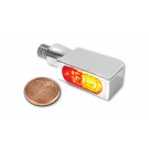 HeinzBikes BLOKK-Line Series MICRO 3in1 SMD Blinker, Multifit alle Marken und Modelle, verschied. Farben (Paar)