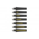 HIGHSIDER LED Sequenz-Blinker STS 1, schwarzes 2C Gehäuse, getöntes Glas. (Paar)