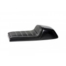 HIGHWAY HAWK Sitzbank Cafe Racer Classic Typ 5 Tuck 'N Roll, schwarz