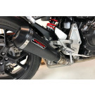 TAKKONI Edelstahl Auspuff, schwarz, HONDA CB 1000 R, 18- (Euro4) (Stück)