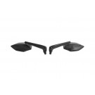 HIGHWAY HAWK Spiegel Set Griffith, schwarz (Paar)