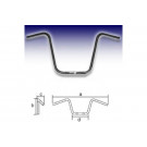 FEHLING Lenker APE HANGER High 1 Zoll mit 3-Loch, H 40 cm, chrom