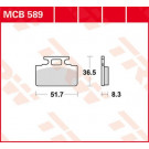 TRW Lucas Bremsbelag MCB589 (Satz)