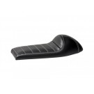 HIGHWAY HAWK Sitzbank Cafe Racer Classic Typ 1 Tuck 'N Roll, schwarz (Stück)