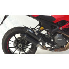ZARD- Auspuff Ducati Monster 1100 Evo, Carbon mit schwarzer Endkappe (Stück)