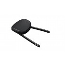 HIGHWAY HAWK Sissybar Comfort, Bügel schwarz, Rückenblende schwarz, Design Hawk (Stück)