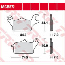 TRW Lucas Bremsbelag MCB872 (Satz)
