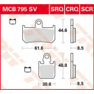 TRW Lucas Racingbelag MCB795CRQ (Satz)