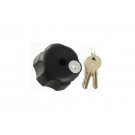 RAM Mounts Sicherungsschloss für B-Kugel Verbindungsarme - 1/4 Zoll-20 Innengewinde, 2 Schlüssel (Stück)