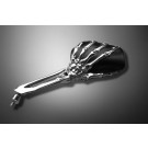 HIGHWAY HAWK Spiegel SKELETON HAND, schwarz/chrom (Paar)