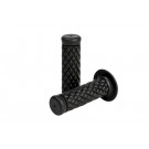 HIGHWAY HAWK Griffe, Cafe style, schwarz für 22 mm (7/8)Lenker ohne Gasgriff-Montage (Satz)