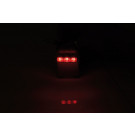 SHIN YO SMD Rück-, Bremslicht, Blinker SHORTY 2 PRO Modul, getöntes Glas, Paar (Paar)