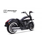 IRONHEAD Edelstahl Auspuff Victory Vegas/Hammer, 06-16 (Paar)
