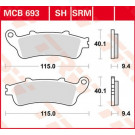 TRW Lucas Bremsbelag MCB693 honda (Satz)