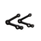 LSL Lampenstreben-Set 67mm, mit Blinkeraufnahme, schwarz (Set)