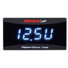 KOSO Batteriespannungsanzeige und Uhr KOSO für alle 12 V Gleichstrom-Batterien (Stück)