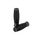 Highway Hawk Griffe für 25 mm (1 Zoll) Lenker schwarz (Satz)