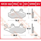 TRW Lucas Bremsbelag MCB582 (Satz)