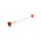 LSLCrash Ball Achse div. APRILIA, orange, vorn (Set)