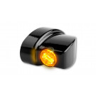 HeinzBikes NANO Series Winglets LED Blinker hinten, alle H-D Modelle 1993-2020, schwarz