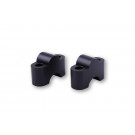 LSL Distanz-Bock Set universal 25mm, schwarz (Set)