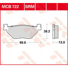 TRW Lucas Bremsbelag MCB722 (Satz)