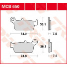 TRW Lucas Bremsbelag MCB650 peugeot (Satz)