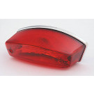 SHIN YO Universal-Rücklicht MONSTER mit Prismenreflektor und rotem Klarglas (Stück)