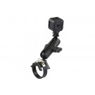 RAM Mounts GoPro Kamerahalterung für Lenker/Rohre - mit Klemmschelle, B-Kugel (1 Zoll) (Stück)