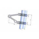 LSL Lampenhalter 59mm, lang, mit Blinkeraufnahme (Set)