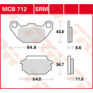 TRW Lucas Bremsbelag MCB712 (Satz)