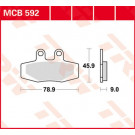TRW Lucas Bremsbelag MCB592 ktm (Satz)
