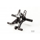 LSL Rastenanlage KAWASAKI Z650/Ninja 650 Bj.17-, Race Ver. schwarz (Stück)