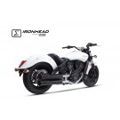 IRONHEAD Edelstahl Auspuff Indian Scout, 15-16 (Paar)